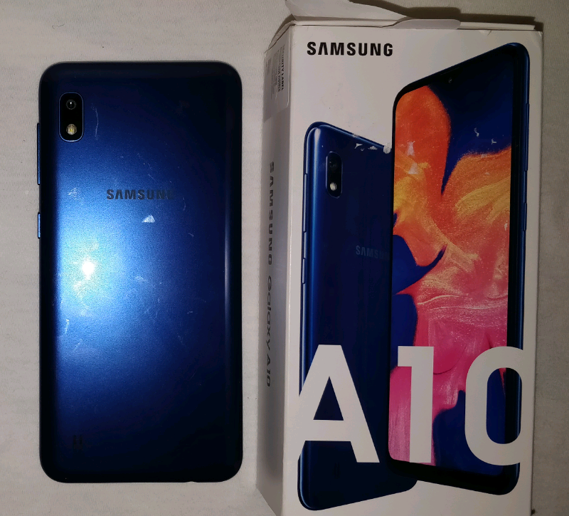 galaxy a10 blue