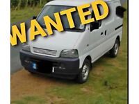 Wanted Suzuki carry vans cash waiting