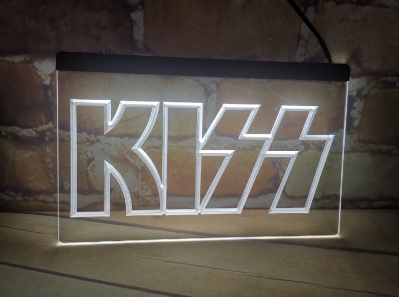 Kiss Rock Band LED Neon Light Sign Display for Music Store bar club pub gift