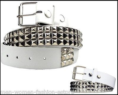 小物 Vintage White Hard Studded Design Belt Vintage White Hard Studded Design Belt - メルカリ