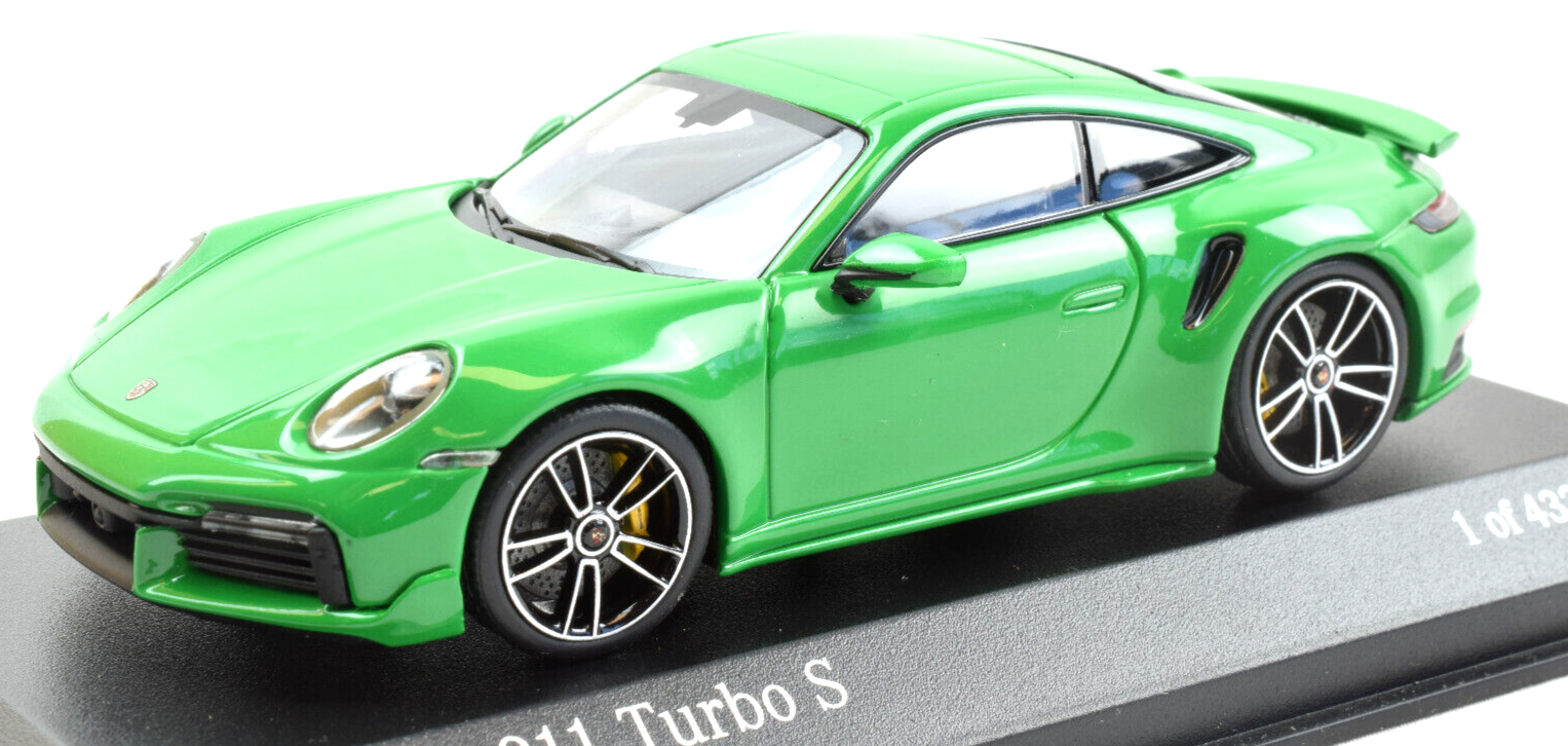 Minichamps 2021 911 992 Python Green Turbo S Sport D 1:43