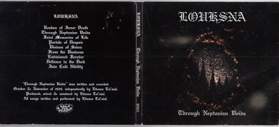 Louksna   Through Neptunian Voids CD 2022 DIGIPAK METAL