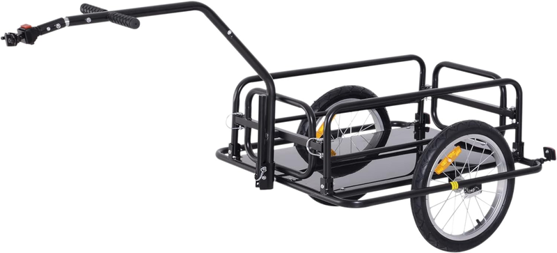 Aosom Bike Cargo Trailer, Bicycle Trailer, Heavy-Duty Bike W