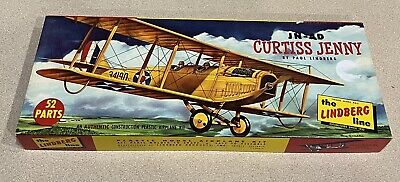   Lindberg #534-98 Curtiss Jenny JN-4D (New Open Box) Model Kit 1/48  