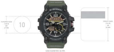 Pre-owned Casio G-shock Mudmaster Ana-digi Gg-1000-1a3 / Gg-1000-1a3dr Overseas Model (sam In Green