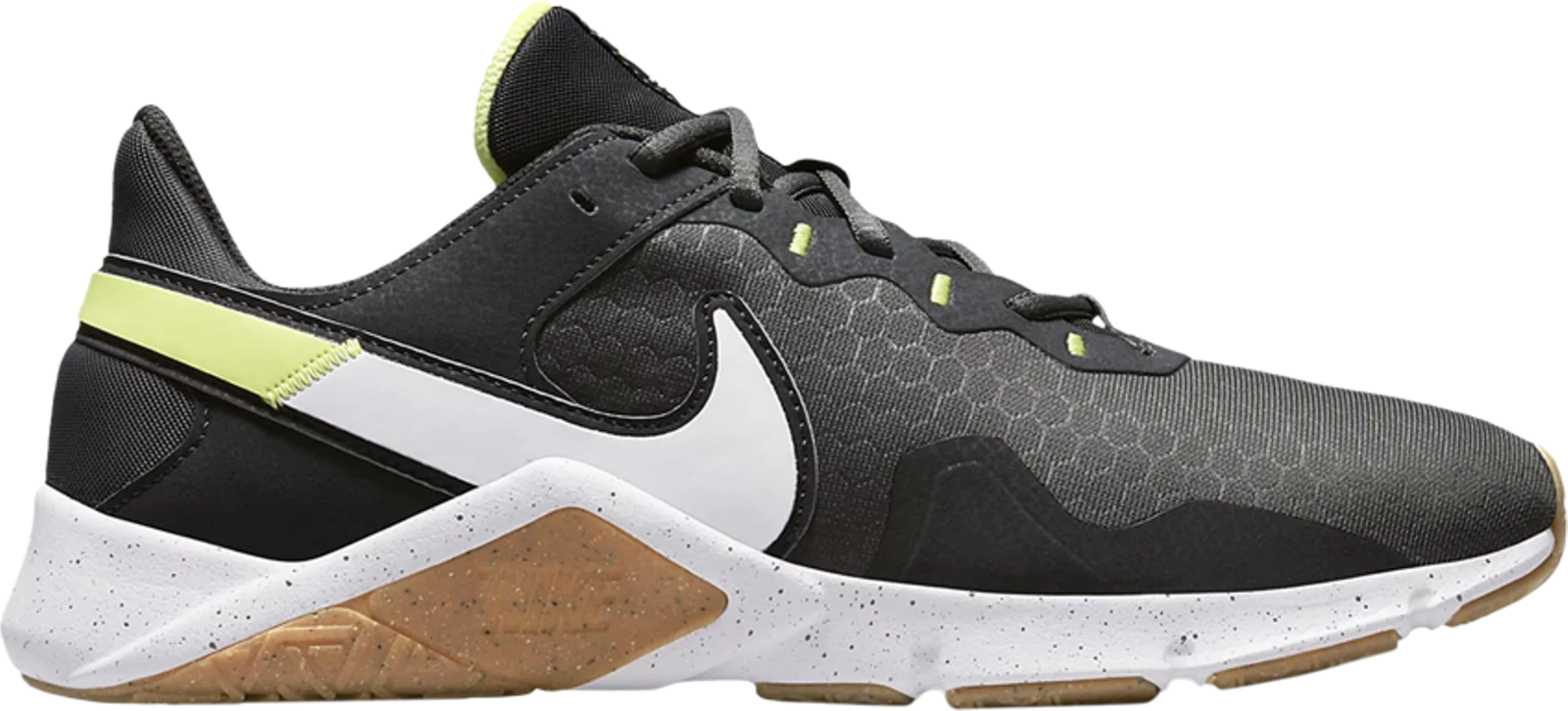 

Кроссовки Nike Legend Essential 2 Iron Grey White Lime Green CQ9356-016 мужские 11, Серый, Nike Legend Essential 2