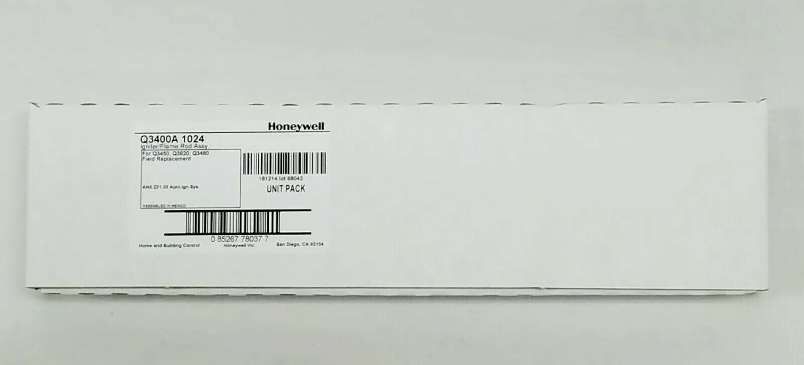 Honeywell Igniter Flame Rod Assembly Q3400A1024 for Smartvalve Pilots New