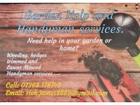 Garden help and handyman services