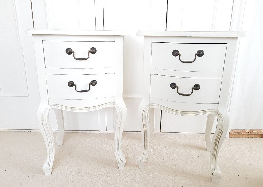 Antique wooden bedside tables x2 | in Sturminster Newton, Dorset | Gumtree
