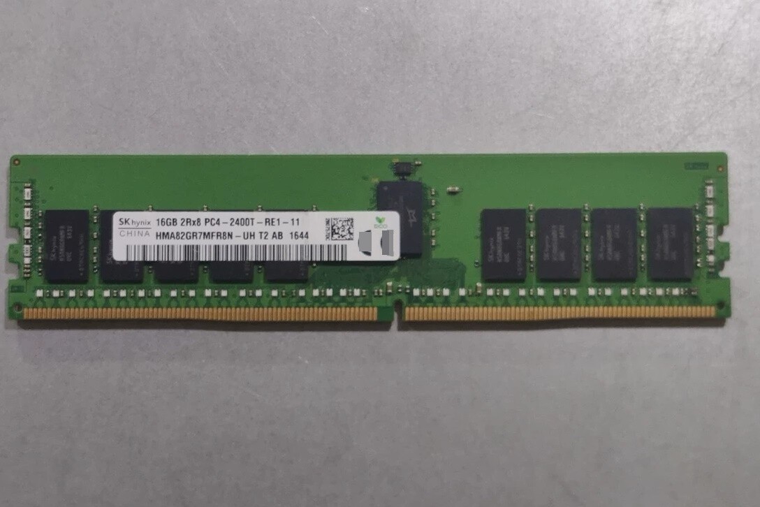 SK hynix 16GB DDR4 2400 Server RDIMM RAM 2Rx8 PC4-19200 for