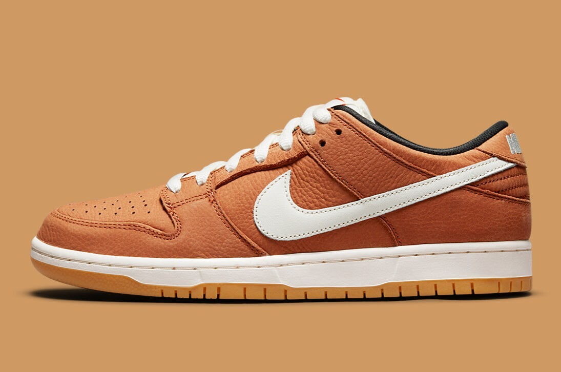 

Мужские кроссовки Nike SB Orange Label Dunk Low PRO ISO «Dark Russet» DH1319-200 US6-12, Оранжевый, Nike SB Dunk Low
