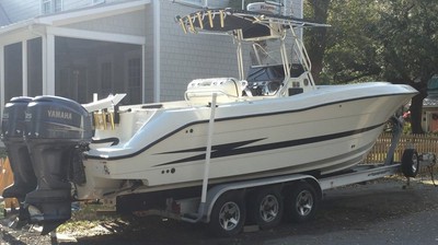 HYDRA SPORTS VECTOR 2796, 2006 YAMAHA 4 STROKES, Radar, Autopilot, Outriggers.