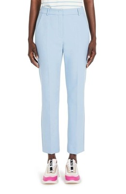 $275 Weekend Max Mara Rana Trouser Women's NWT Light Blue 6
