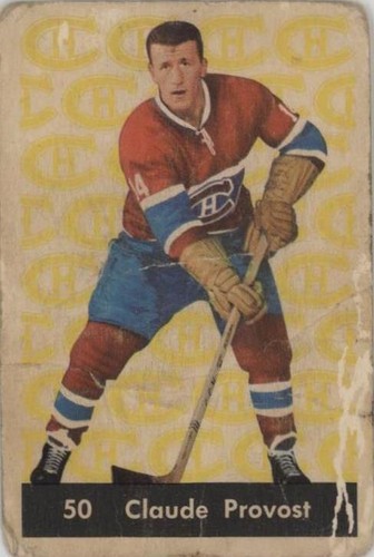1961-62 Parkhurst - Claude Provost #50