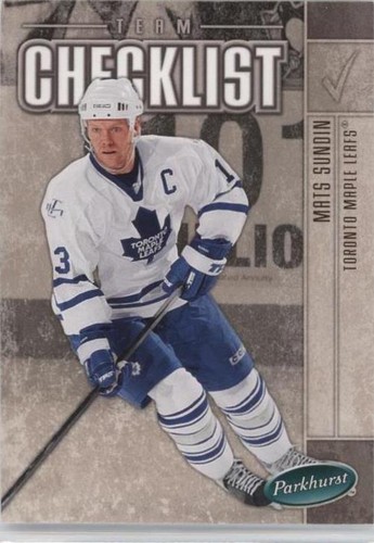 2005-06 Parkhurst - Mats Sundin #698