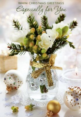 Warm Christmas Greetings Especially For You - Christmas Greeting Card - 21073