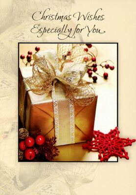 Christmas Wishes Especially For You - Christmas Greeting Card - 20836