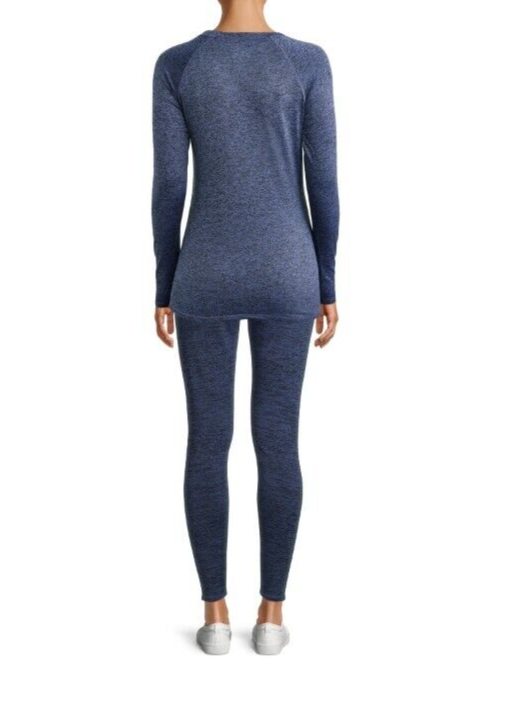 Climate Right Cuddl Duds Base Layer Plush Warmth Crew Leghings S S M L XXL Set