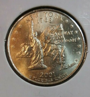 2001 New York D State Quarter - BU - Uncirculated | eBay
