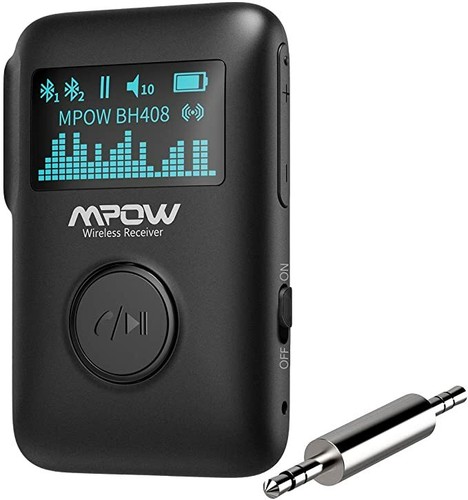 Mpow Bluetooth Home Tv Stereo Music Receiver Aux Adapter Cvc8 0 Noise Cancelling Ebay