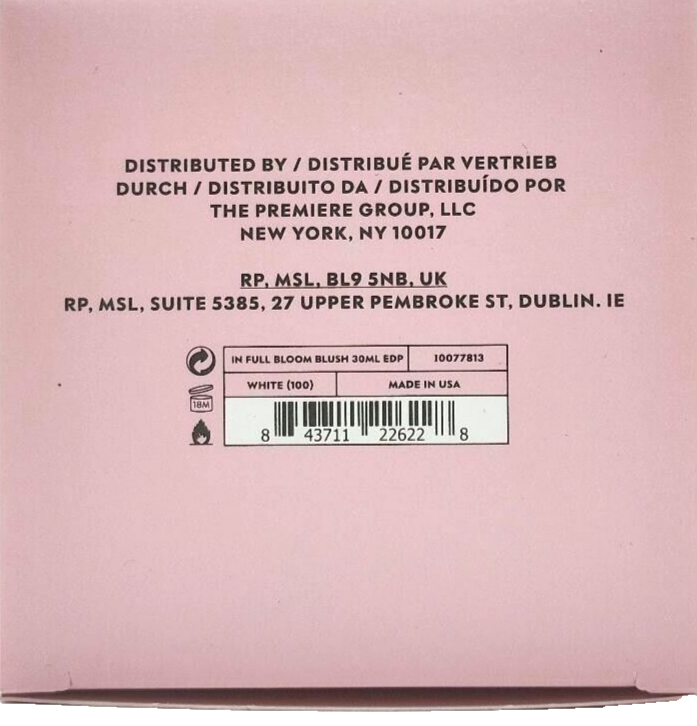 KATE SPADE IN FULL BLOOM BLUSH EAU DE PARFUM WOMEN 1.0 Oz / 30 ml DISCONTINUED!