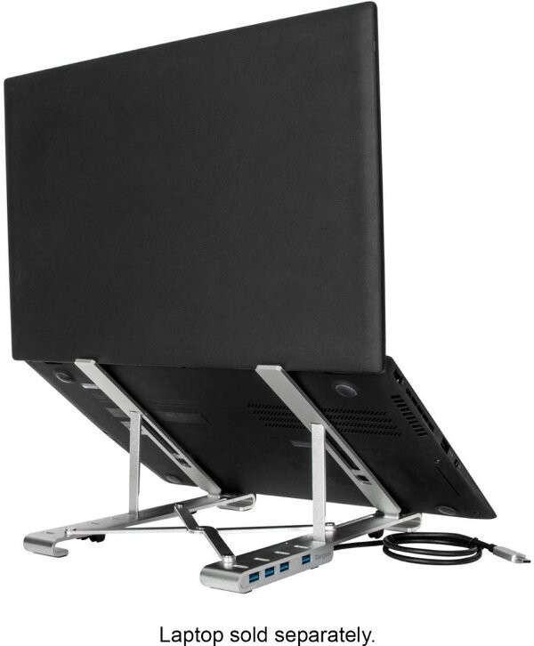 Portable Targus Laptop Stand + Integrated USB-A Hub Model Number: AWU100205GL
