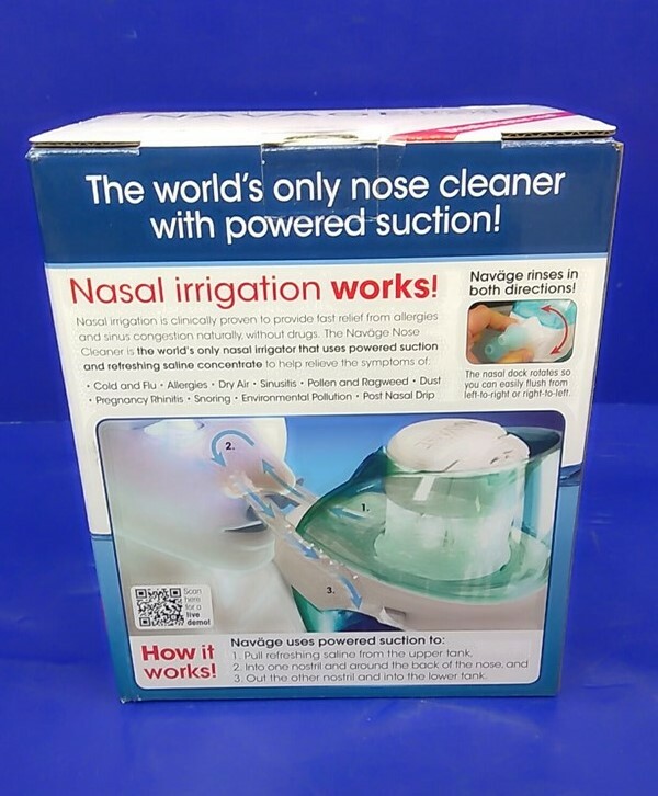 Navage Nasal Irrigation Basic Bundle: Navage Nose Cleaner + 18 Free SaltPods
