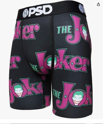 PSD Mens Boxer Briefs DC Joker Logo Size 2XL (44'' to 48'') RETIRED DESIGN NEW