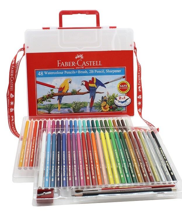 Faber-Castell Watercolor Pencil Drawing Art Brush