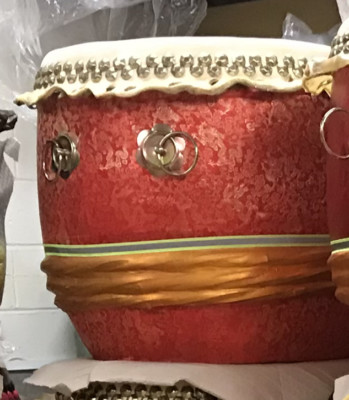 21'' Chinese Kung Fu / Lion Dance Drum with one pair of drumsticks