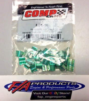 COMP CAMS 601-16 11/32'' 7 Degree Hardened Steel Street Valve Keeper Locks Set 16