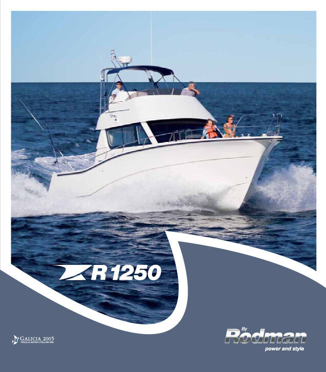 2004 RODMAN 1250 410WA Fishing Boat Offshore Diesel $150-$175K used market value