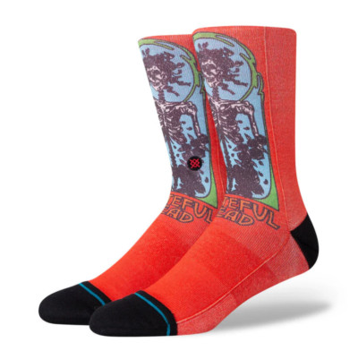 NEW Stance Casual Grateful Dead Ful Poly Crew Socks Large 9-13