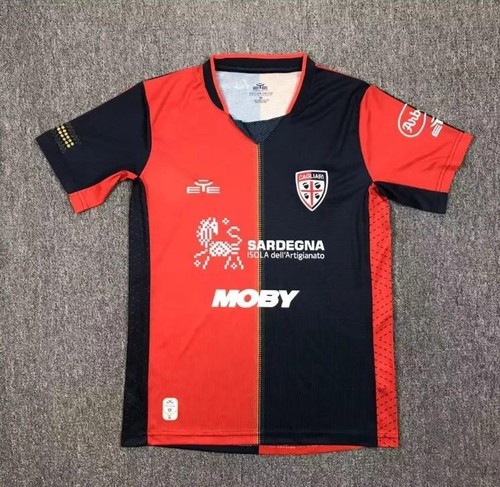 セリエＡ　カリアリ・カルチョ　99/00（H）Cagliari Calcio Cagliari Calcio 2013-2014 Home Football Shirt Kappa Soccer