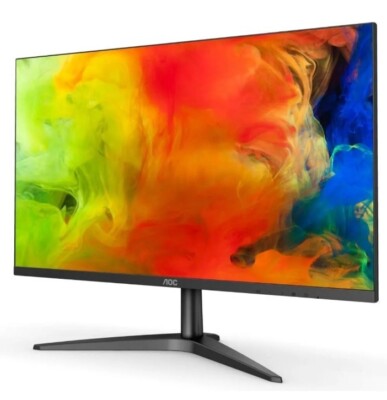 AOC 24B1H 24'' Widescreen VA LCD Monitor 1920 x 1080 3-Sided Frameless New Open 
