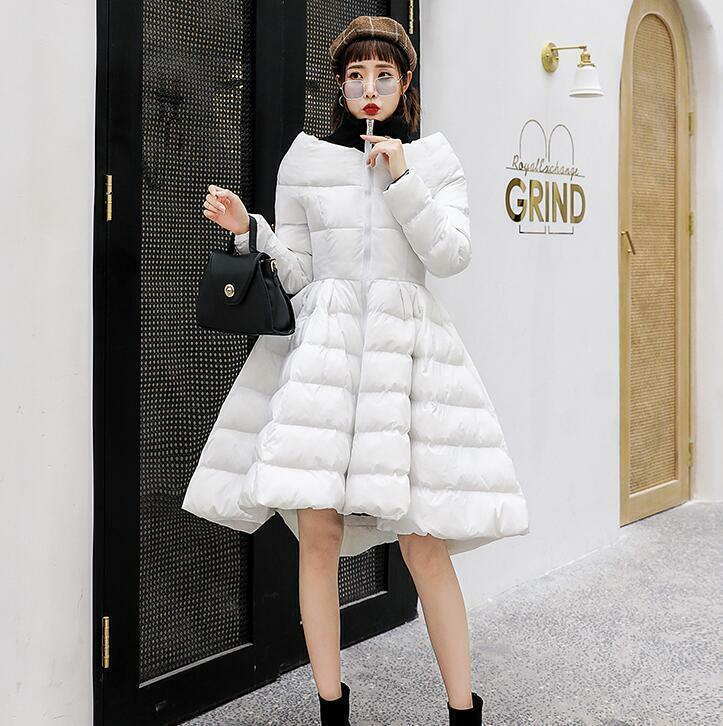 Women's Elegant A Line Winter Bubble Jacket Down Cotton Coat