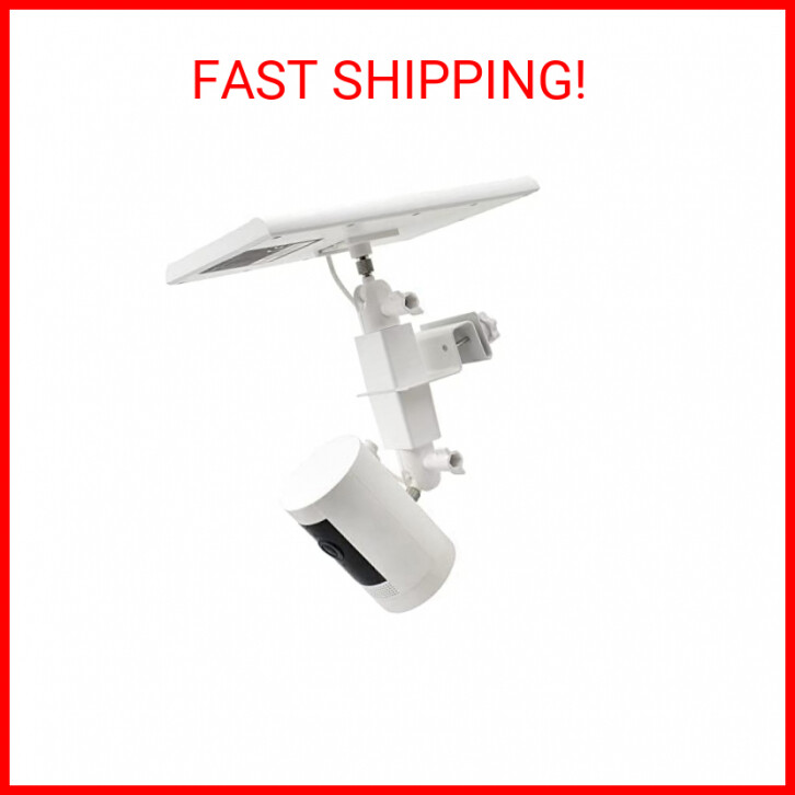 Aobelieve 2-in-1 Gutter Mount for Ring Solar Panel, Stick Up Cam Battery and Spo