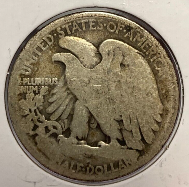1918-P Walking Liberty Silver Half Dollar 1392 | eBay