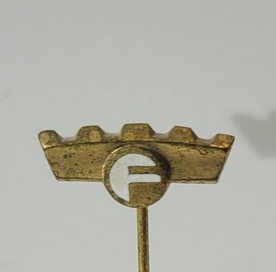 Original alte FRIGIDAIRE KÜHLSCHRANK Emaille Anstecknadel Abzeichen Anstecker