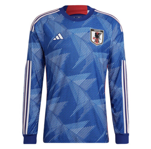 Adidas Japan 2022 Authentic Home Long Sleeve Jersey Shirt