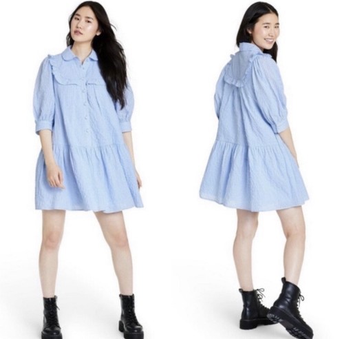 【韓国BAD BLUE バッドブルー】Shooting Star Angel Dress White Shooting Star Angel Dress White - 감도 깊은 취향 셀렉트샵 29CM