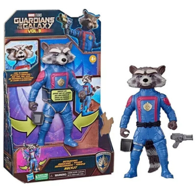 Marvel Studios Guardians of The Galaxy Vol. 3 Outrageous Rocket Figure 8'' New