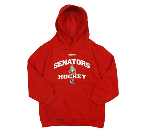 Толстовка с капюшоном Reebok NHL Hockey Youth Ottawa Senators - Красный