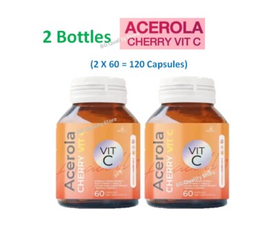 2 bottles New Anacolly Collagen 4X & Acerola Cherry  Vit C Bright Smooth Skin