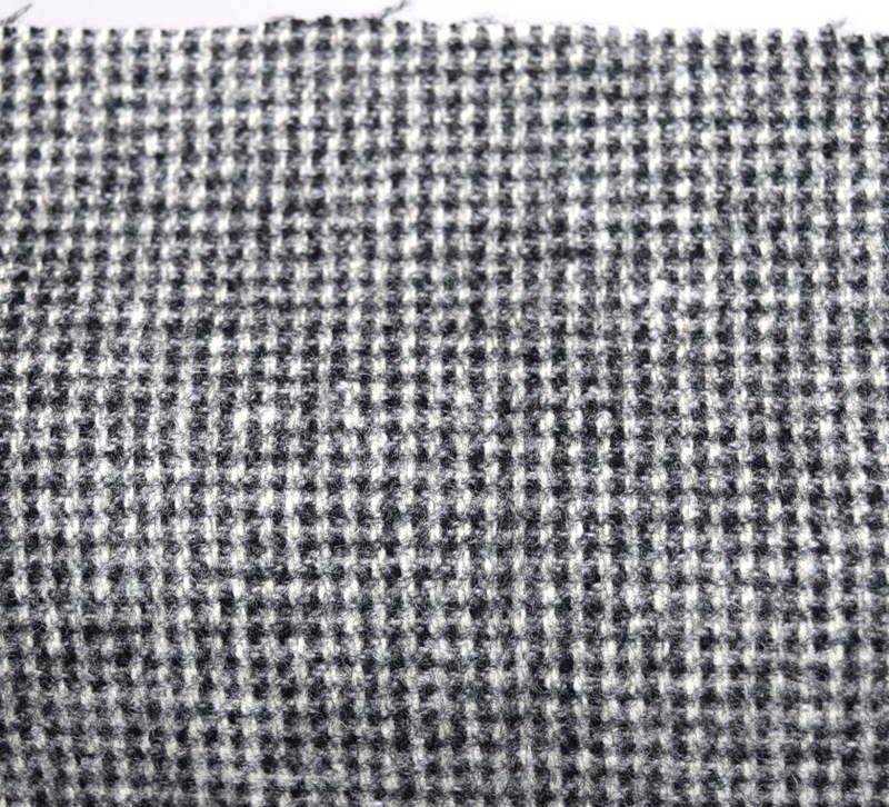 Vtg Charcoal Soft Luxe Wool Woven Sewing Fabric Craft Medium Weight 48