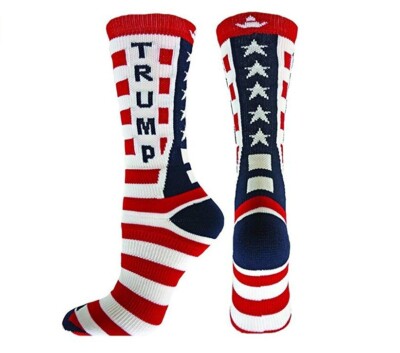 One Pair President Donald Trump Novelty Sock Republican 2024