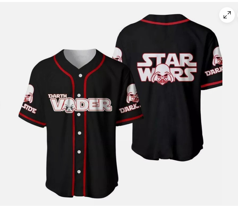 Darth Vader Star Wars 3D Baseball Jersey Shirt HALLOWEEN GIFT CHRISTMAS GIFT