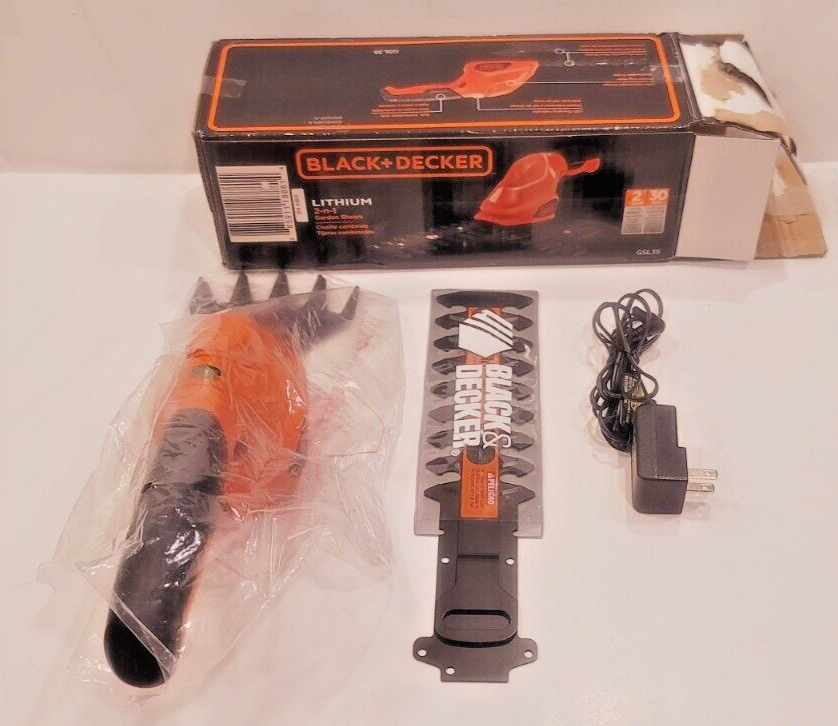 BLACK+DECKER Shrub Trimmer/Grass Shear Combo, Cordless, 3.6V GSL35