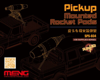Meng Models 1/35 Pickup Mounted Rocket Pods