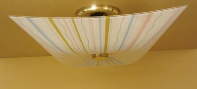 Vintage Lighting stunning Mid Century ceiling fixture by Imperialite